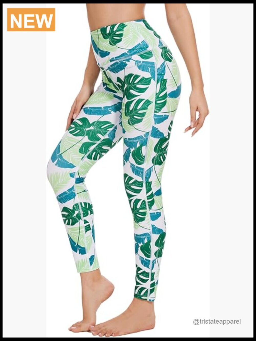 UPF 50+ High Waist Swim Pants Leggings Tummy Control Rash Guard